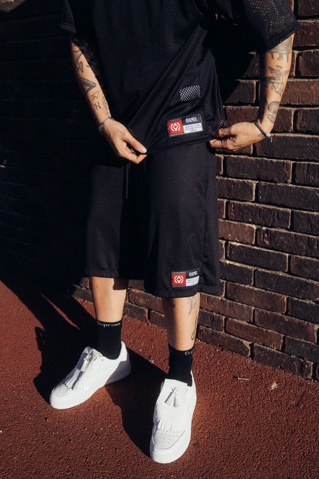 BLACK BASKETBALL SHORTS