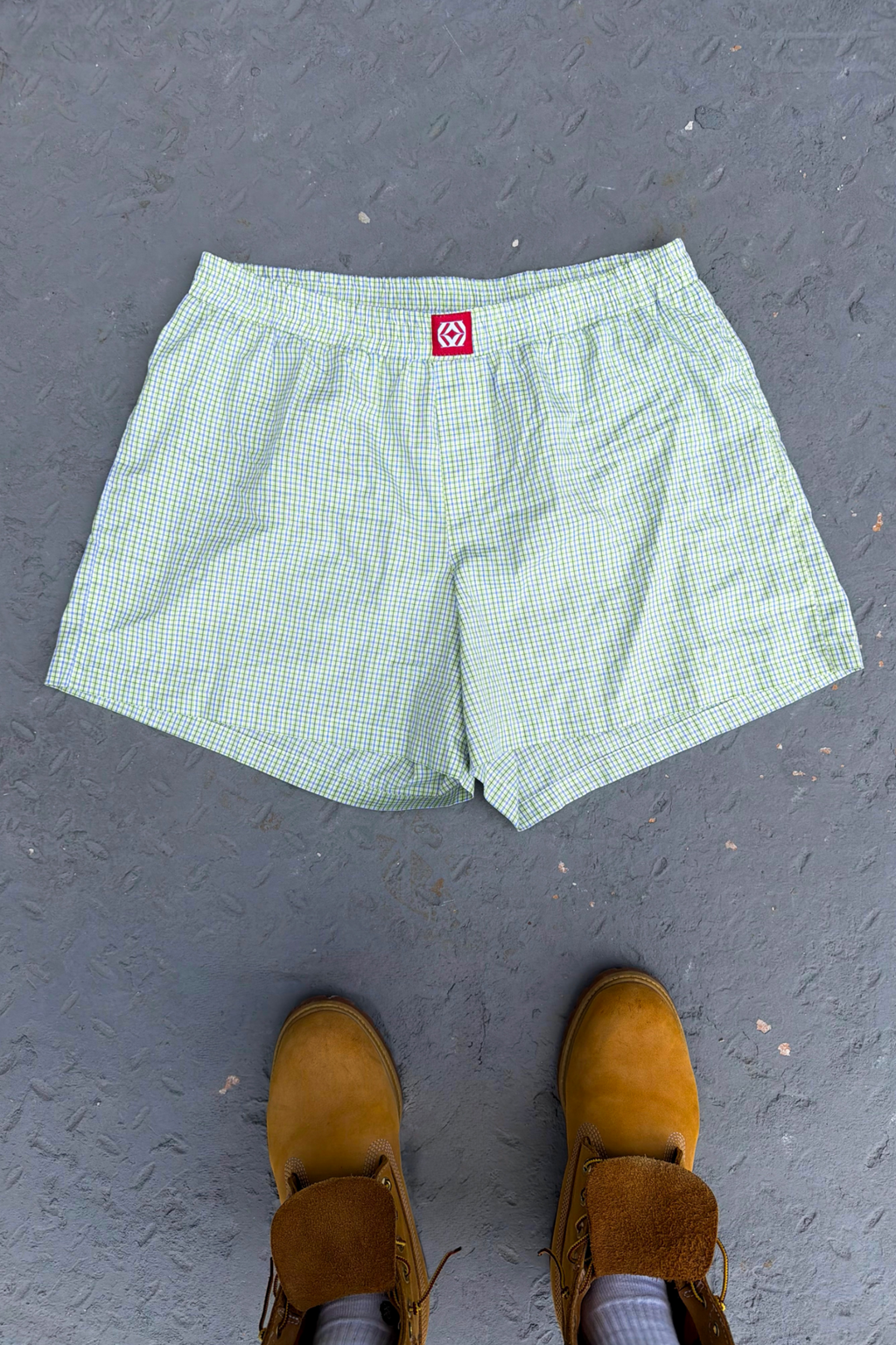 GREEN BOXER SHORTS