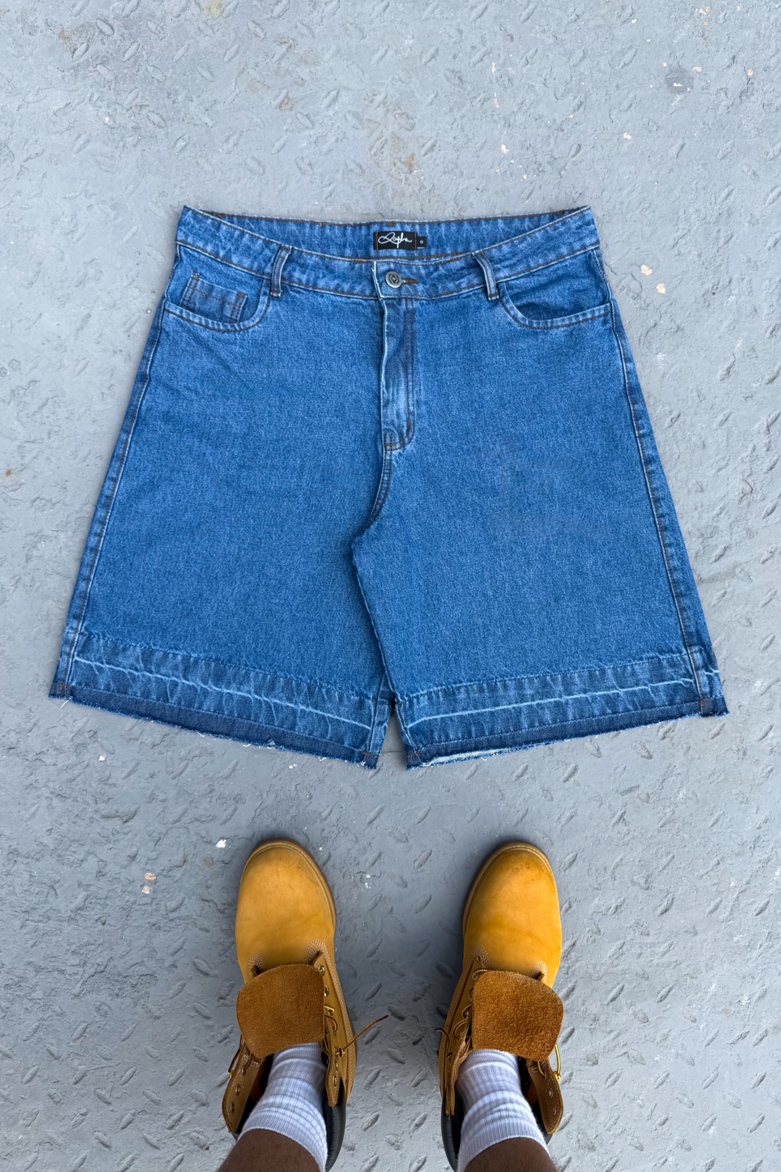 JORTS WASHED DENIM