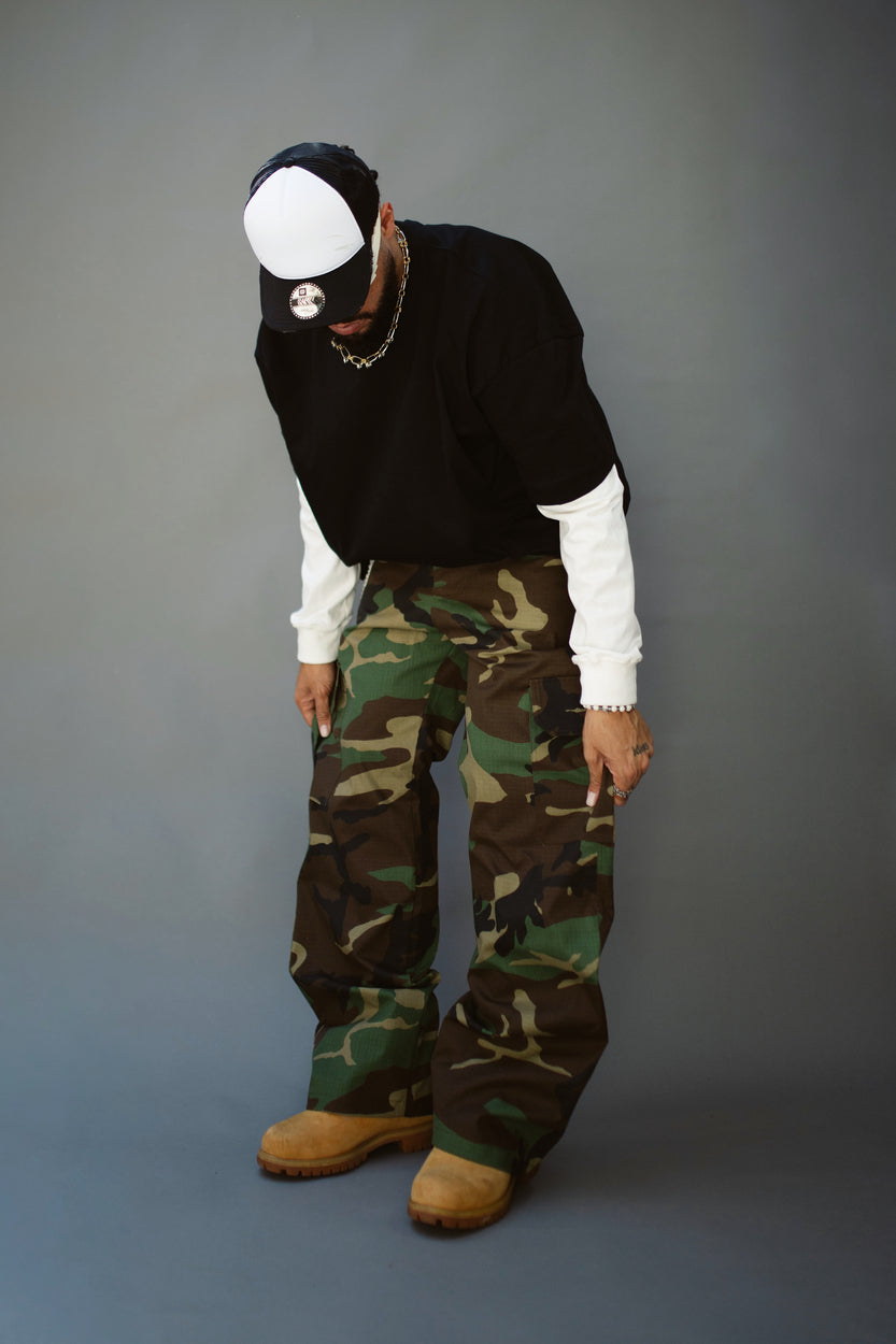 CAMO CARGO PANTS