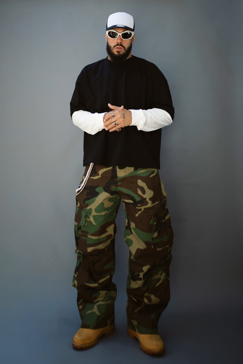 CAMO CARGO PANTS