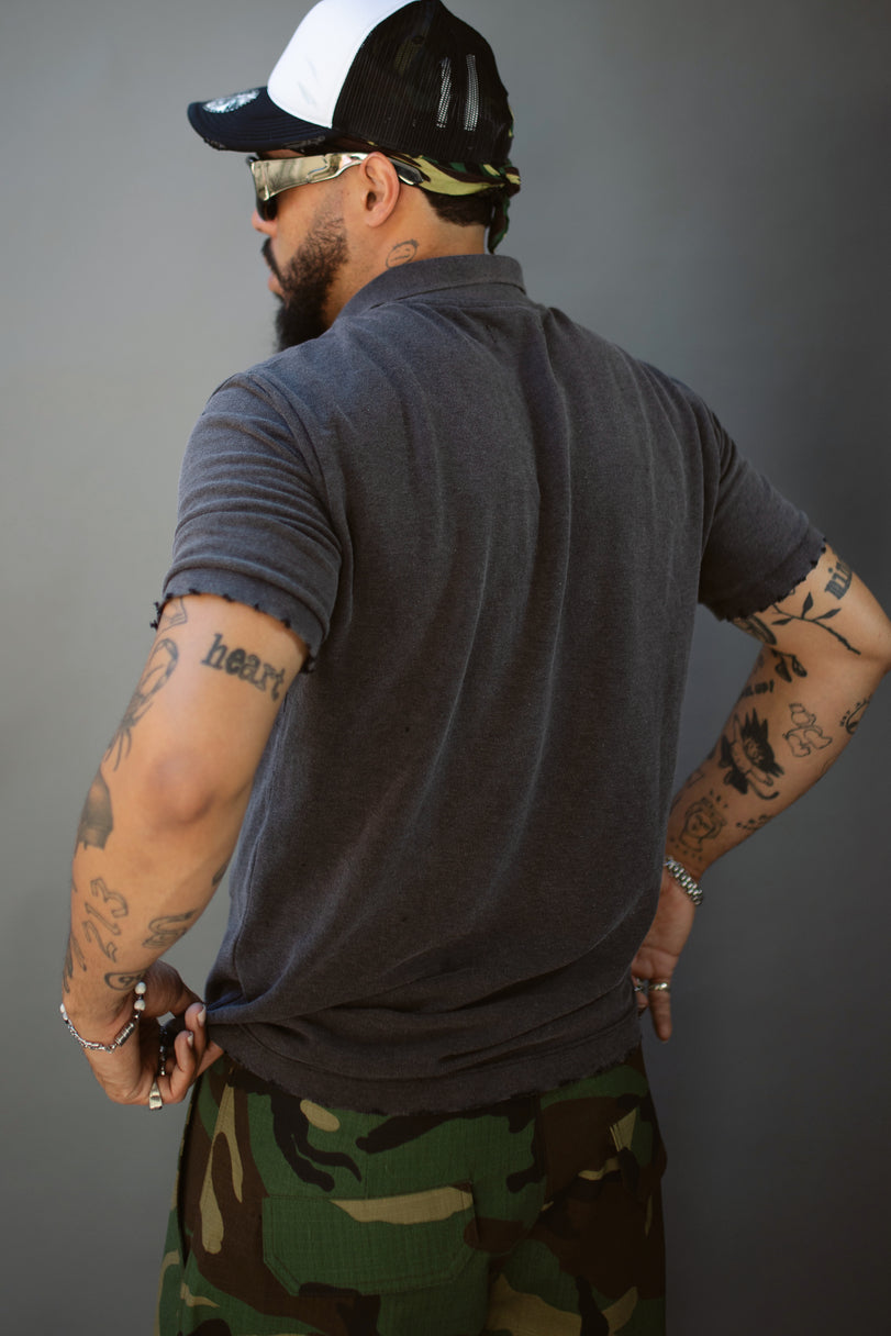 FADED POLO SHIRT